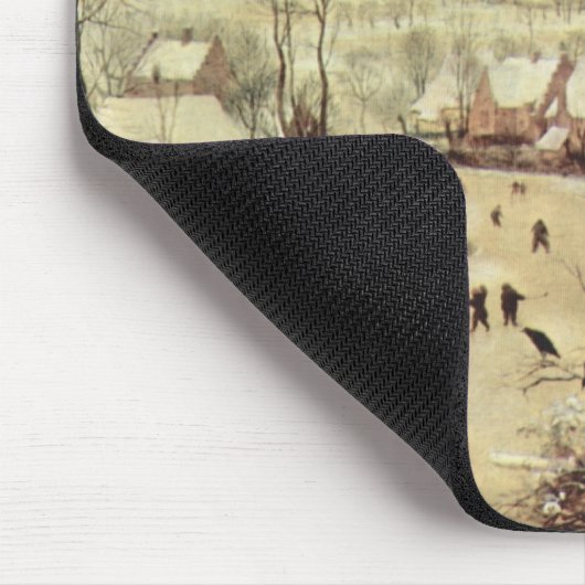 Tapis De Souris Paysage d'hiver avec un piège d'oiseau - 1565 (Coin)