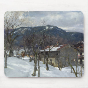 Tapis De Souris Paysage d'hiver près de Kutterling, 1899