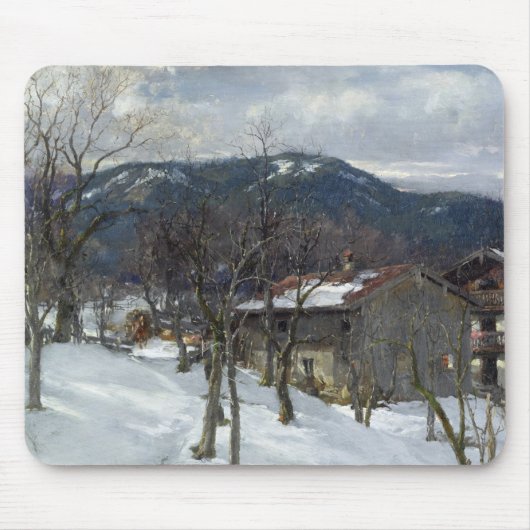 Tapis De Souris Paysage d'hiver près de Kutterling, 1899 (Devant)