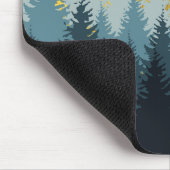 Tapis De Souris Paysage d'or des arbres forestiers (Coin)