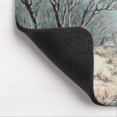 Tapis De Souris Paysage : Hiver (Coin)