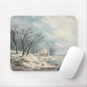 Tapis De Souris Paysage : Hiver (Avec souris)