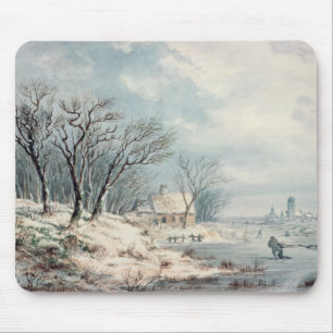 Tapis De Souris Paysage : Hiver