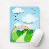 Tapis De Souris Paysage Imaginaire, mousepad (Avec souris)