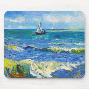 Tapis De Souris Paysage marin chez Saintes-Maries Vincent van Gogh