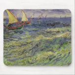 Tapis De Souris Paysage marin de Vincent van Gogh | chez<br><div class="desc">Paysage marin chez Saintes-Maries | par emplacement d'art de Vincent van Gogh | : Musée de Pushkin,  nombre de collection néerlandais d'image de l'artiste | de Moscou,  Russie | : BAL37543</div>