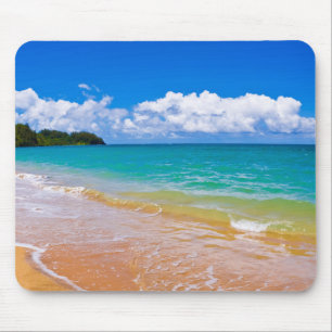 Tapis De Souris Paysage marin le long de la baie de Hanalei