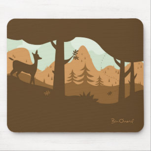 Tapis De Souris Paysage Mousepad d'automne