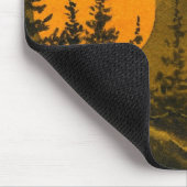 Tapis De Souris Paysage nocturne; chasse ou moisson lune (Coin)