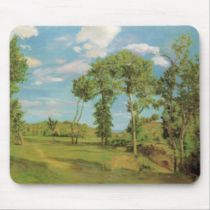 Tapis De Souris Paysage Paysage Frédéric Bazille Impressionniste