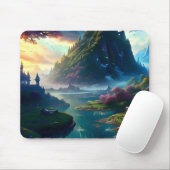 Tapis De Souris Paysage pittoresque Quatre (Avec souris)