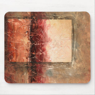 Tapis De Souris Paysage rouge Abstrait