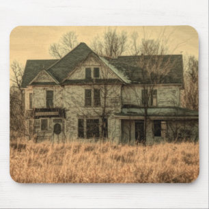 Tapis De Souris Paysage rural Russe Pays de l'Ouest Ferme