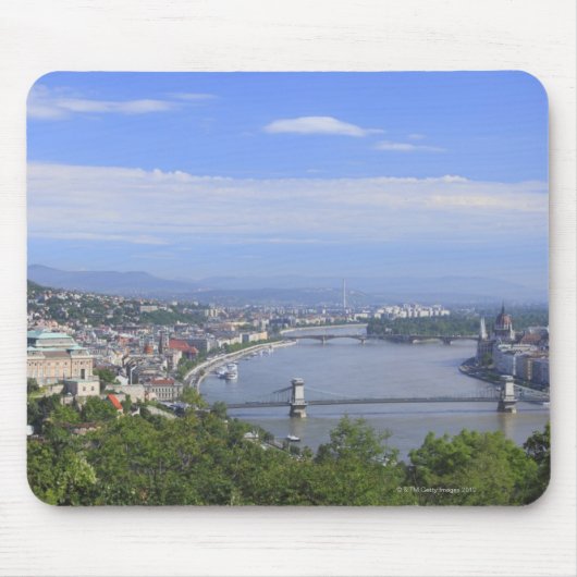 Tapis De Souris Paysage urbain de Budapest (Devant)