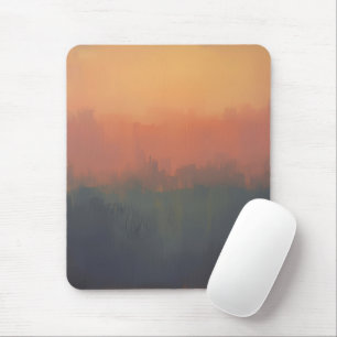 Tapis De Souris Paysage Urbain de Rêve au Coucher du Soleil – Ar
