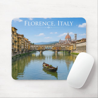 Tapis De Souris Paysage urbain romantique du Ponte Vecchio