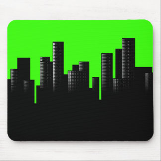 Tapis De Souris paysage urbain vert