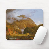 Tapis De Souris Paysage vintage américain "Vue sur (Avec souris)