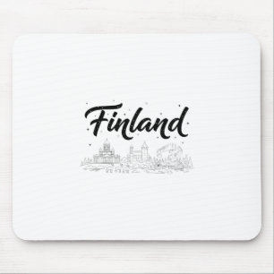 Tapis De Souris Paysages de Finlande Voyage Tenues de Vacances