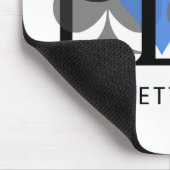 Tapis de souris PBB - Bleu (Coin)