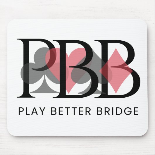 Tapis de souris PBB - Rouge (Devant)