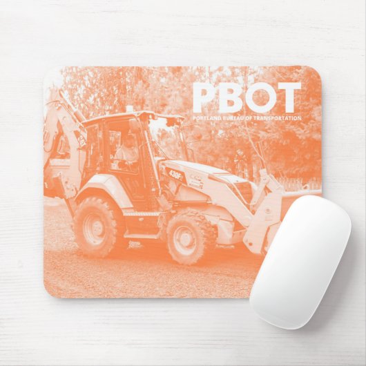 Tapis De Souris PBOT Backhoe Mousepad (Avec souris)