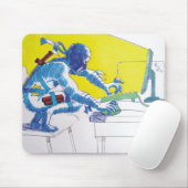 Tapis De Souris PC Ninja (Avec souris)