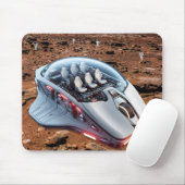 Tapis De Souris PC Souris-Voile : Défilement sur Mars - Mission 01 (Avec souris)
