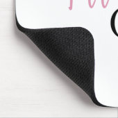 Tapis De Souris PDG de minima millionnaire moderne | Rose Et Noir (Coin)