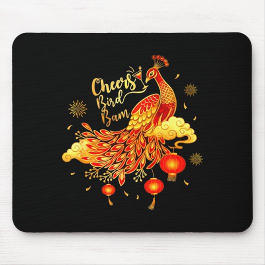 Tapis De Souris Pea Mahjong Cheers Bird Bam Chinese Mah Jong Game  (Devant)