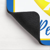 Tapis De Souris Peace Dove Ukraine - Coeur du drapeau (Coin)