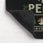 Tapis De Souris Peace I Come In Peace Couple Matching Ugly Christm (Coin)