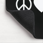 Tapis De Souris Peace Love and Bicycles (Coin)