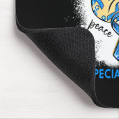 Tapis De Souris Peace Love Cure Bleached Alopecia Sensibilisation (Coin)