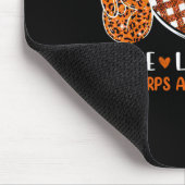Tapis De Souris Peace Love Cure CRPS Sensibilisation Mois Guerrier (Coin)