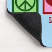 Tapis De Souris Peace Love Géographie (Coin)