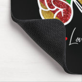 Tapis De Souris Peace Love Junetten Black Pride Freedom 4th Of J (Coin)
