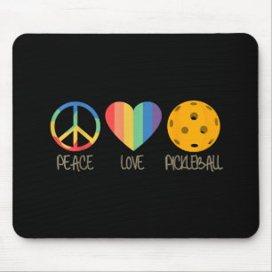 Tapis De Souris Peace Love Pickleball