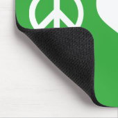 Tapis De Souris Peace Love Recycle (Coin)