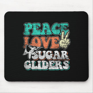 Tapis De Souris Peace Love Sugar Gliders