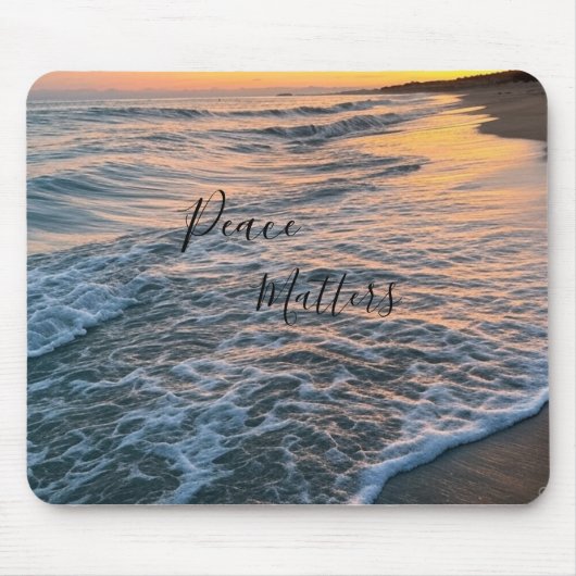 Tapis de souris Peace Matters (Devant)