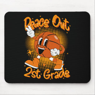Tapis De Souris Peace Out 2e année d'études Dernier jour de
