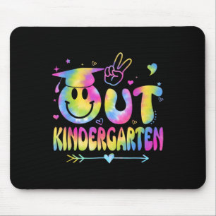 Tapis De Souris Peace Out Kindergarten Tie Dye Dernier Jour De L'É