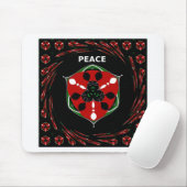 Tapis De Souris "Peace : with Shield Emblem" (Avec souris)