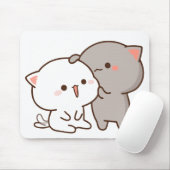 Tapis De Souris Peach Goma Love Mouse Pads (Avec souris)
