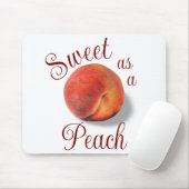 Tapis De Souris Peach Mouse Pouse (Avec souris)