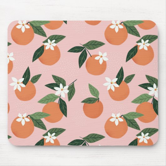 Tapis De Souris Peach Orange Juice Motif (Devant)