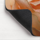 Tapis De Souris Peach Rose Pétales mousepties (Coin)