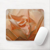 Tapis De Souris Peach Rose Pétales mousepties (Avec souris)