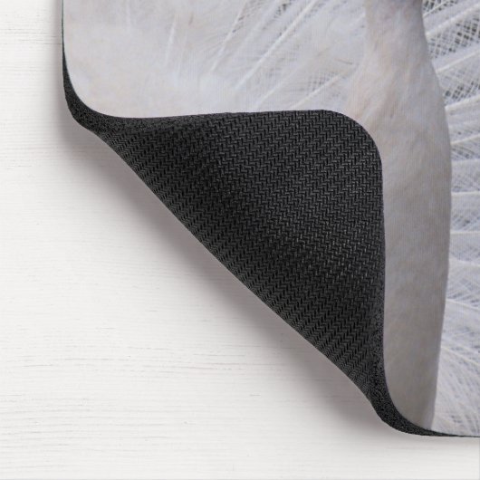 Tapis De Souris Peacock blanc (Coin)